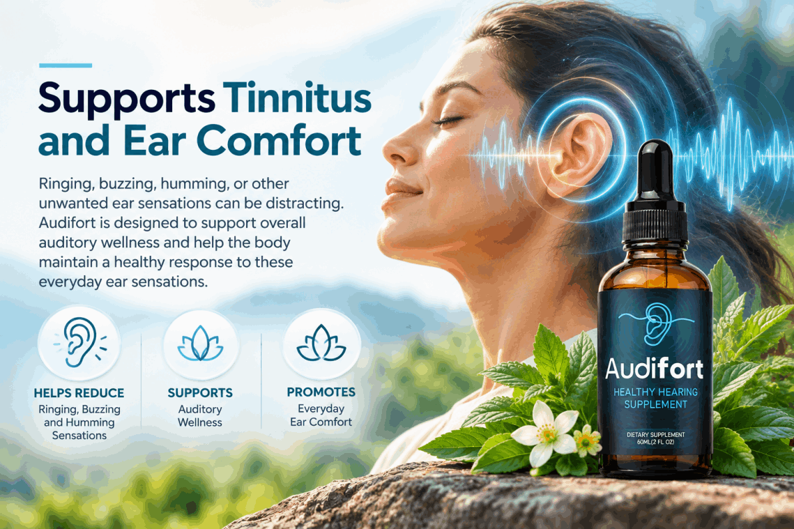 Supports Tinnitus and Ear Comfort